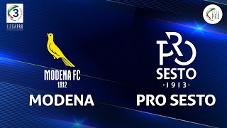 Modena  Pro Sesto  Primavera 3  Girone A  Partita Completa [upl. by Jennica605]