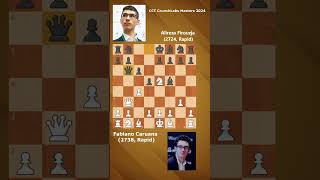 Brilliant x2 Rook Sacrifices by Fabiano Caruana [upl. by Akemak]