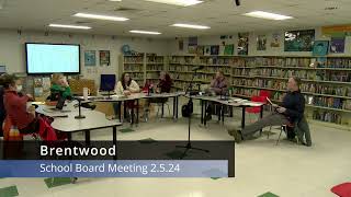 Brentwood School Board Meeting 2524 [upl. by Bridie585]