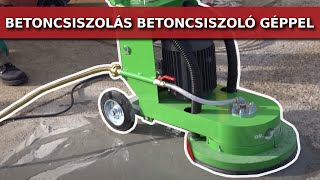 Betoncsiszolás DrSchulze DBS betoncsiszoló géppel  EUROKOMAX KFT [upl. by Remo392]