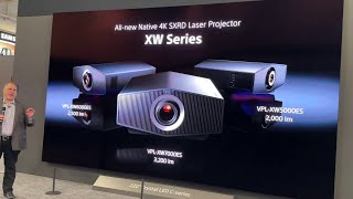 Sony Shows Off Their Complete Lineup of 4K Home Theater Projectors At CEDIA 2022 [upl. by Karb]