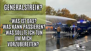 Generalstreik in Deutschland Januar 2024 Ausfall der kritischen Infrastruktur  Krisenvorsorge [upl. by Troy]