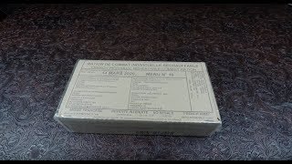 MRE Review EPIC NEW MENU  French RCIR 24 Hour Ration Menu 10 Review Duck And Mashed Potatoes [upl. by Zennie]