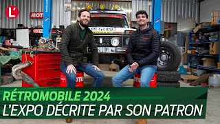 Rétromobile 2024 Lexposition dédiée aux véhicules anciens décryptée par le patron Romain Grabowski [upl. by Niwre]