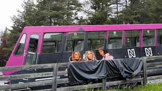 Standseilbahn Rosshütte Seefeld in Tirol  Traininator fährt Zug [upl. by Amiarom615]