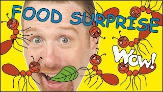 Magic Yummy Food Surprise Stories for Kids from Steve and Maggie  Learn Wow English TV [upl. by Sayer83]