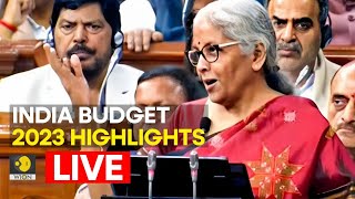 India Budget 2023 Highlights What are the changes in income tax slabs for FY 202324  WION Live [upl. by Ahsitra]