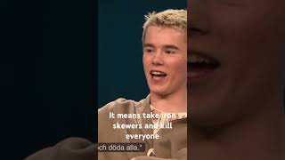 Edvin Ryding speaks Finnish🇫🇮 [upl. by Groveman]