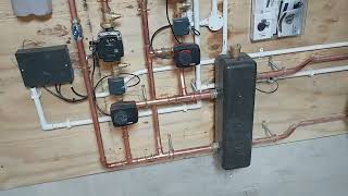 under floor heating with weather compensation [upl. by Dnalel3]