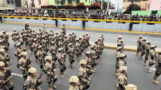 Comando Femenino del Ejercito Peruano 28dejulio fiestaspatrias pnp [upl. by Krik636]