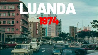 ASSIM ERA A CIDADE DE LUANDA ANGOLA EM 1974 [upl. by Souza]