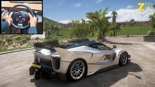 1400HP Ferrari FXXK EVO  Forza Horizon 5  Steering Wheel Gameplay [upl. by Mccullough57]