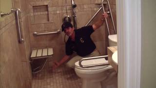 Handicap bathroom remodeling [upl. by Ihtac949]