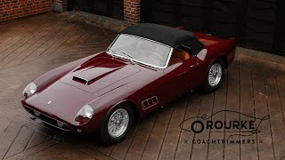 250 GT LWB California retrim by ORourke Coachtrimmers [upl. by Haven16]