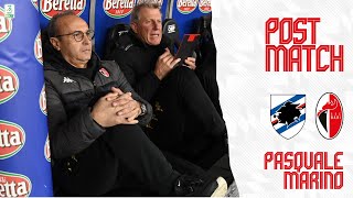 Pasquale Marino  Intervista post partita  Sampdoria 11 Bari  Serie BKT 202324 [upl. by Ayaros478]