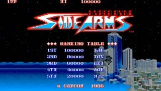 Side Arms  Hyper Dyne Part 1 of 4 1986 Capcom Mame Retro Arcade Games [upl. by Avehsile669]