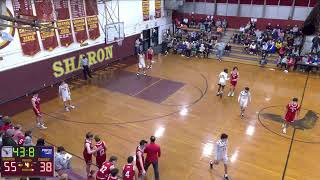 Sharon High School vs North Attleboro Varsity Mens Basketball [upl. by Marpet680]