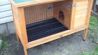 Video 22  Rabbit Hutch Product Review and Modifications  17 March 2012 [upl. by Ahsurej970]