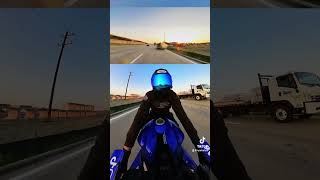 insta360 ftw r6 yamahar6 yamaha bikelife motorcycle closecall crash baddrivers 360camera [upl. by Tereve]