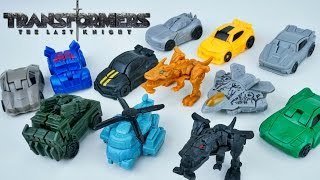 Transformers the Last Knight Tiny Turbo One Step Changers Blind Bags Series 1 Toys [upl. by Leola]