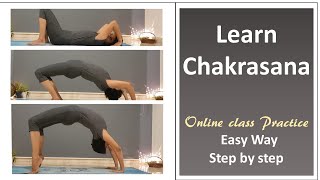 Learn Chakrasana step by step Easy [upl. by Sanbo]