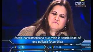 Quien quiere ser millonario 2008 Liliana [upl. by Hahnert]