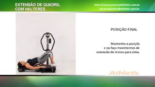 Extensão de quadril com halteres  Plataforma Vibratória 900Vm [upl. by Koch519]