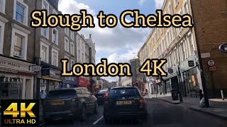 Slough to London Chelsea Drive Dashcam Tour [upl. by Olva387]