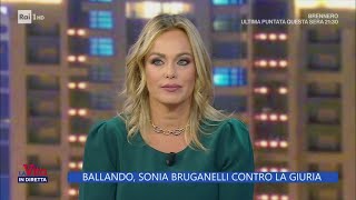 BruganelliBallando quotAggressiva perché mi sono rotta una costolaquot  La Vita in diretta 07102024 [upl. by Reina]