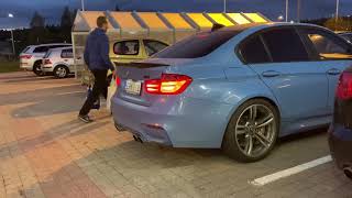 Bmw M3 f80 StartUp and Acceleration sound [upl. by Eiram]