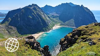 Lofoten Norway Amazing Places 4K [upl. by Tenrag]