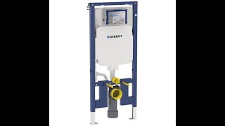 Geberit Duofix Sigma 12cm 10x geberit wc instalation [upl. by Aerbua]