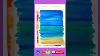 Seascape acrylic painting tutorial seascape for beginnerEasy canvas painting tutorial shorts [upl. by Ardried]