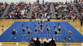 James Wood High School at Harrisonburg Blue Streak Cheerleading Invitational 2023 [upl. by Ezalb]