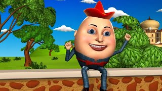 Humpty Dumpty Nursery Rhyme  3D Animation English Rhymes for childrencartoonnetworkclub565 [upl. by Anirda]