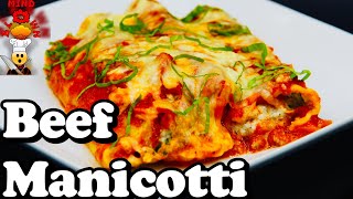 Homemade Manicotti Recipe by MIND BLOWN CHEF 🤯 [upl. by Auhsaj849]