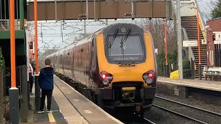 Trains at Marston Green 171223 [upl. by Garin]