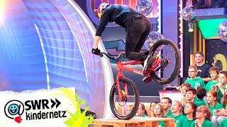 Freeriding  Fabio Wibmer zeigt seine Tricks  Tigerenten Club  SWR Plus [upl. by Nosnej]