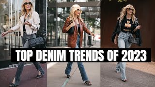 Top Denim Trends of 2023  Fashion Over 40 [upl. by Eizeerb656]