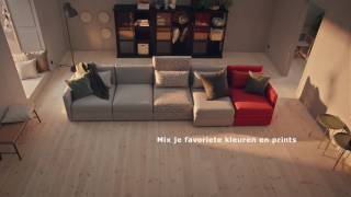 Kamer inrichten met VALLENTUNA bank  IKEA Commercial [upl. by Arihsa468]