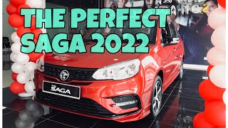 VLOG SAGA REVIEW PROTON SAGA MC2 PREMIUM S 2022  MEMANG LENGKAP TETAPI [upl. by Aplihs]