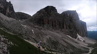 Trailrunning Downhill  Dolomyths Run 2021 [upl. by Trinidad585]