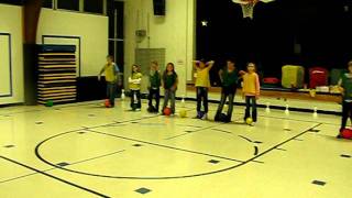 PE Game  Pin Kickball  how to begin a new game [upl. by Reinaldos241]