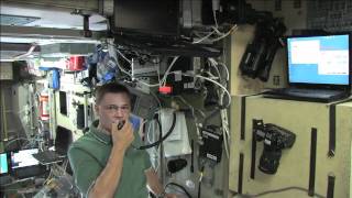 Space Station Crew Uses HAM Radio to Call Earth [upl. by Feodore23]