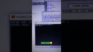lowercase to uppercase codingtime programming codinglove assemblylanguage codinglover [upl. by Oigufer]