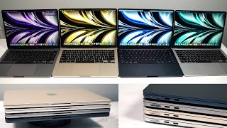 MacBook Air M3M2 All Colors Midnight Starlight Space Gray amp Silver [upl. by Shauna]