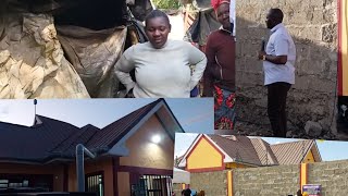 Jeremy Damaris Cucus House Transformation  From sacks to Mansionettes Handover [upl. by Yenobe]