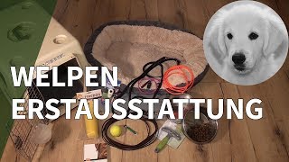 Welpen Erstausstattung ► Empfehlung für Welpen Zubehör und Hunde Erstausstattung [upl. by Sinned]