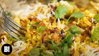 Homemade Vegan Biryani Recipe [upl. by Ahsekim]