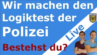 Online Logiktest der Polizei  Bestehen wir [upl. by Benjamin89]